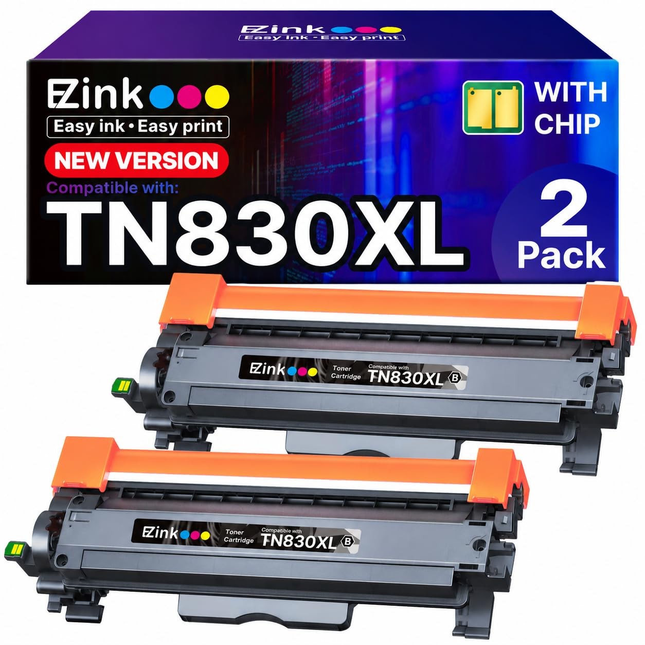 TN830XL Toner for Brother Printer DCP L2640DW HL L2460DW 830XL TN830 Toner