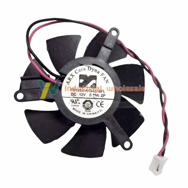 1pc brand new for ARX FS1250-A1042A6FL DC 12V 0.19A 2-Wire Server Round Fan