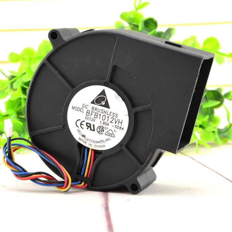 1PC BFB1012VH Server Blower Fan DC12V 1.8A Ball Bearing 4pin Cooling Fan