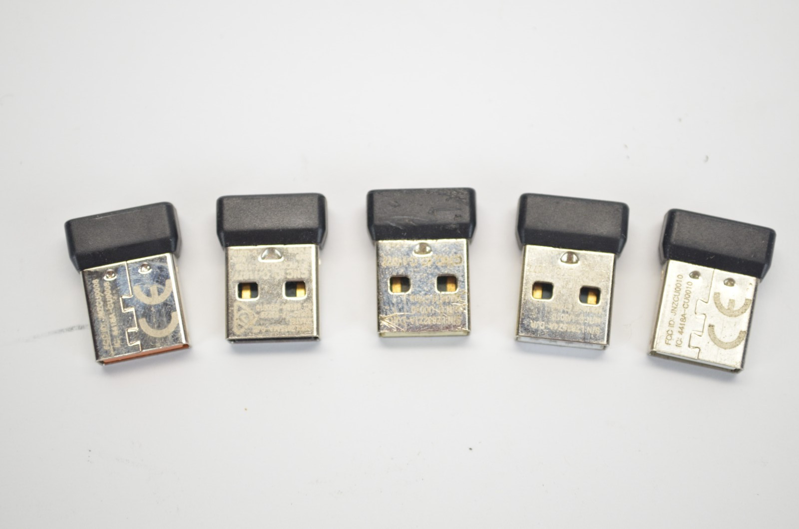 Lot of 5 Logitech Wireless USB Non-Unifying Receiver CU0010