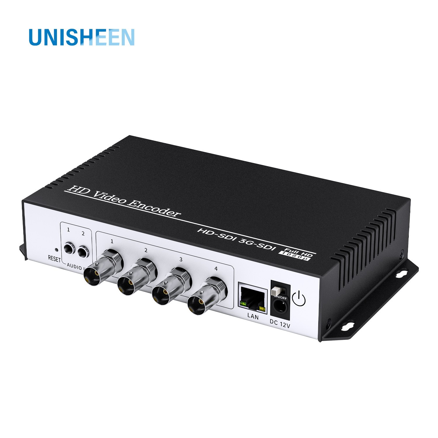 4K H.265 H.264 4 Input SDI to IP / LAN Video Encoder SRT Live Stream Broadcast