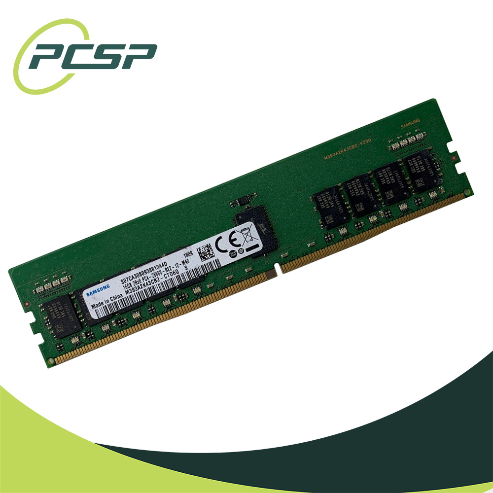 Samsung 16GB PC4 2666V-R 2Rx8 DDR4 ECC RAM RDIMM Server RAM M393A2K43CB2-CTD6Q