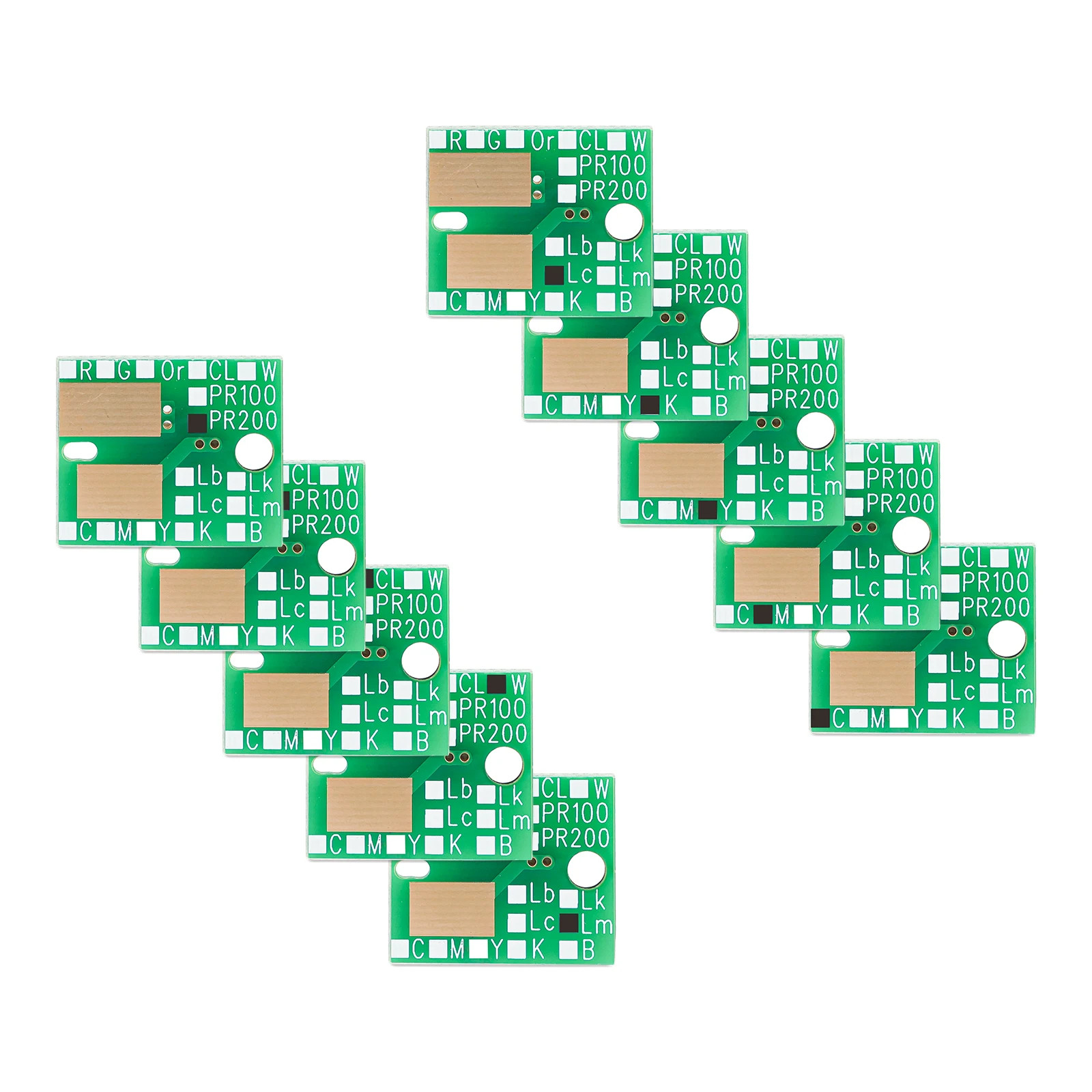 6colors LH100 permanent Chip for Mimaki Ujf-3042fx Ujf-3042 Hg Ujf-6042 Printer