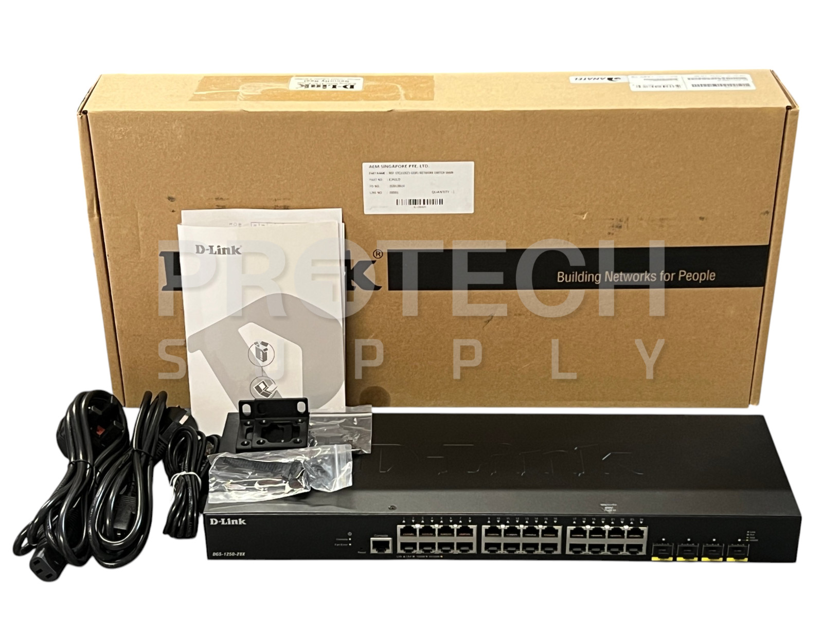 D-Link DGS-1250-28X 28-Port Smart Managed Switch NEW GUARANTEED