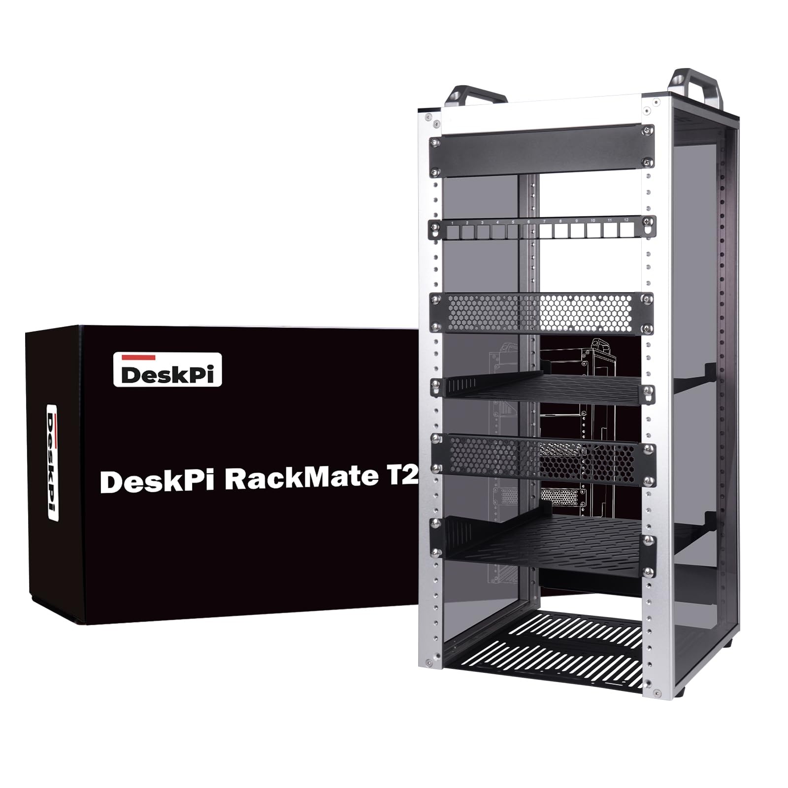 GeeekPi 12U Server Cabinet 10 Inch Rackmount DeskPi RackMate