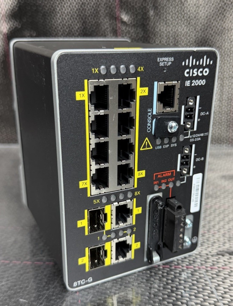 *Guaranteed* Cisco IE-2000-8TC-G-B Industrial Ethernet Switch 8 × 10/100 Mbps