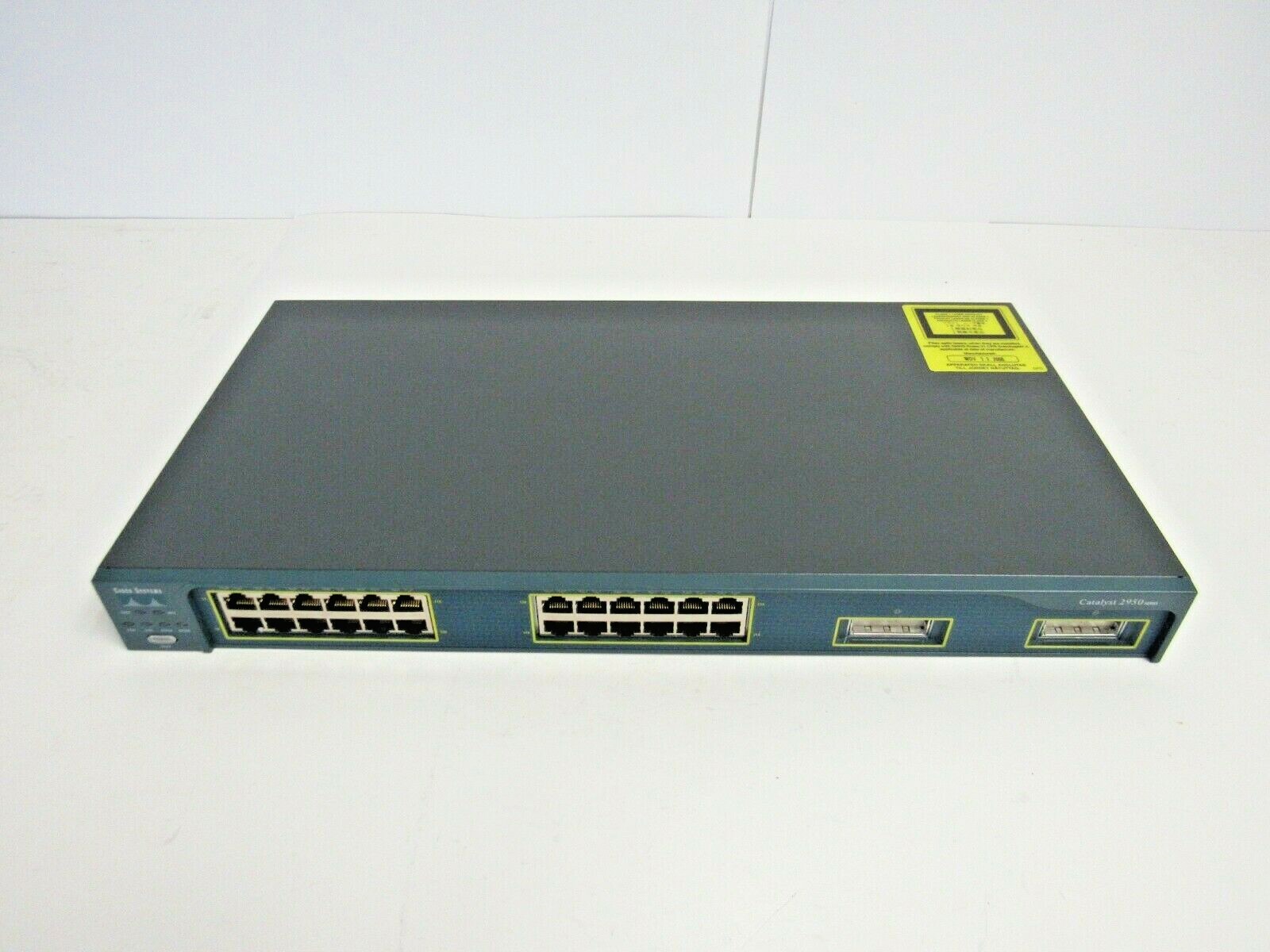 Cisco WS-C2950G-24-EI 24-Port 10/100Mbps w/ 2x GBIC Slots     12-5