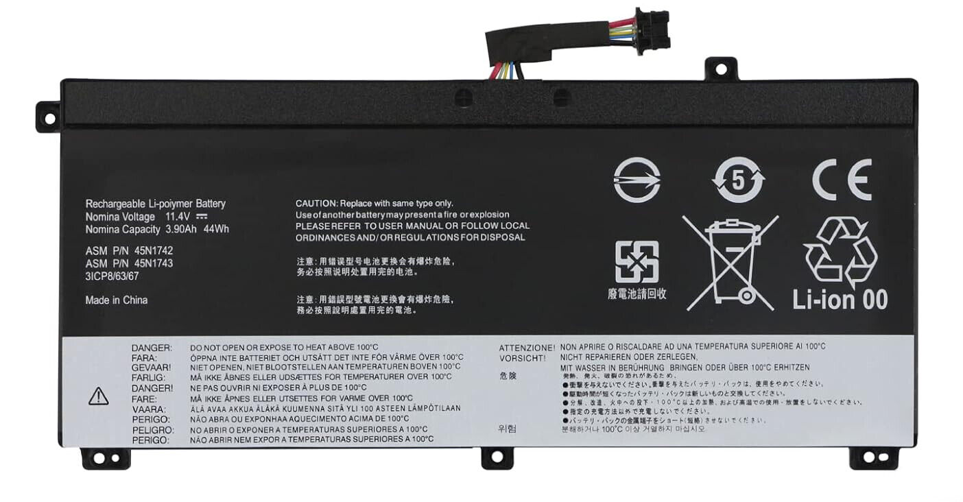 45N1742 45N1741 battery for Lenovo ThinkPad T550 T550s T560 W550 W550s 00NY639 