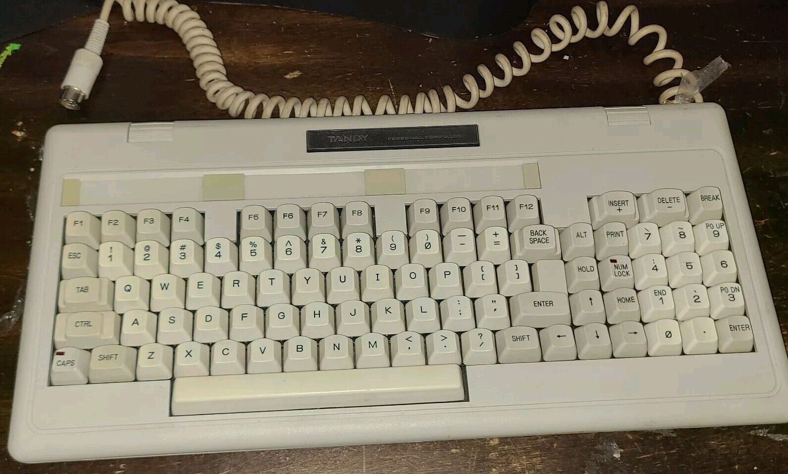 Genuine Vintage TANDY 1000 Personal Computer Keyboard Not tested 