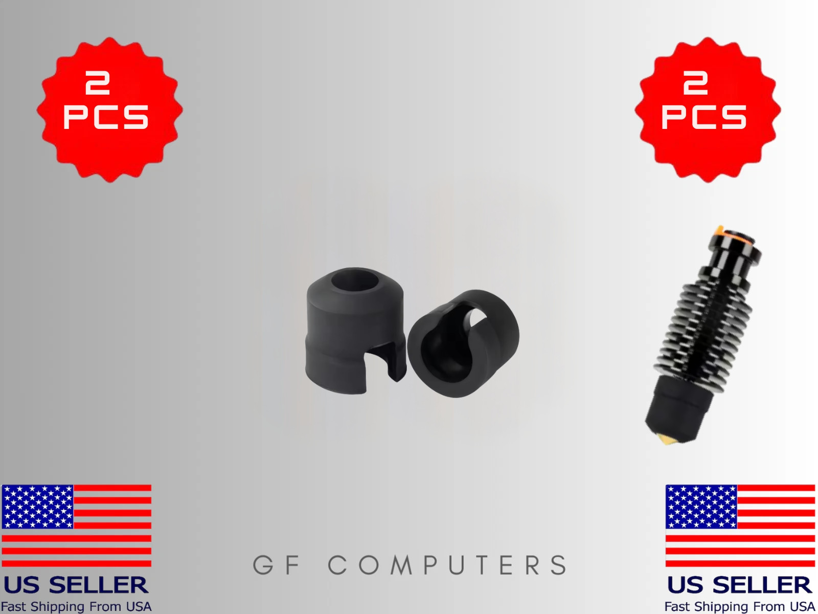 2 Pcs Hotend Silicone Ceramic Sock CH V6 E3D V6 Sleeve Extruder 3D Printer
