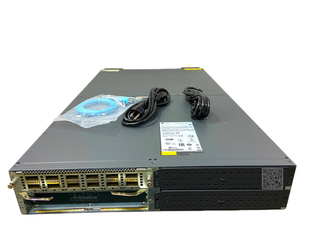 JG682A I HPE FF 7904 Switch Chassis + DUAL POWER JG840A JG683A Module