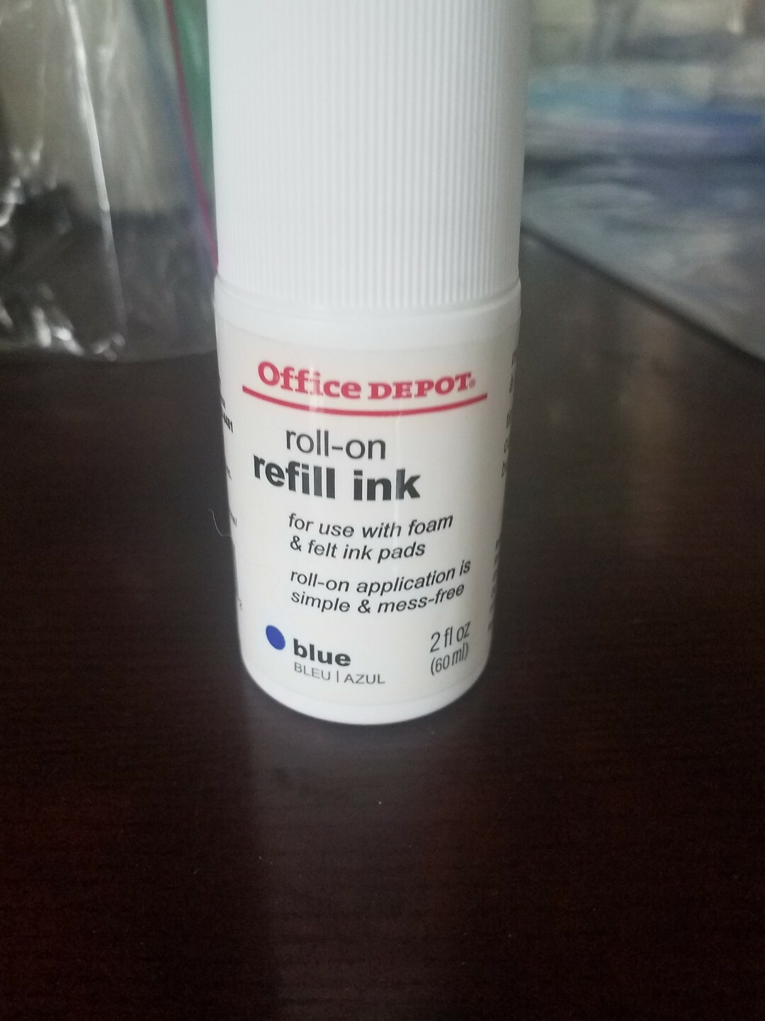 Office Depot Roll-on refill ink