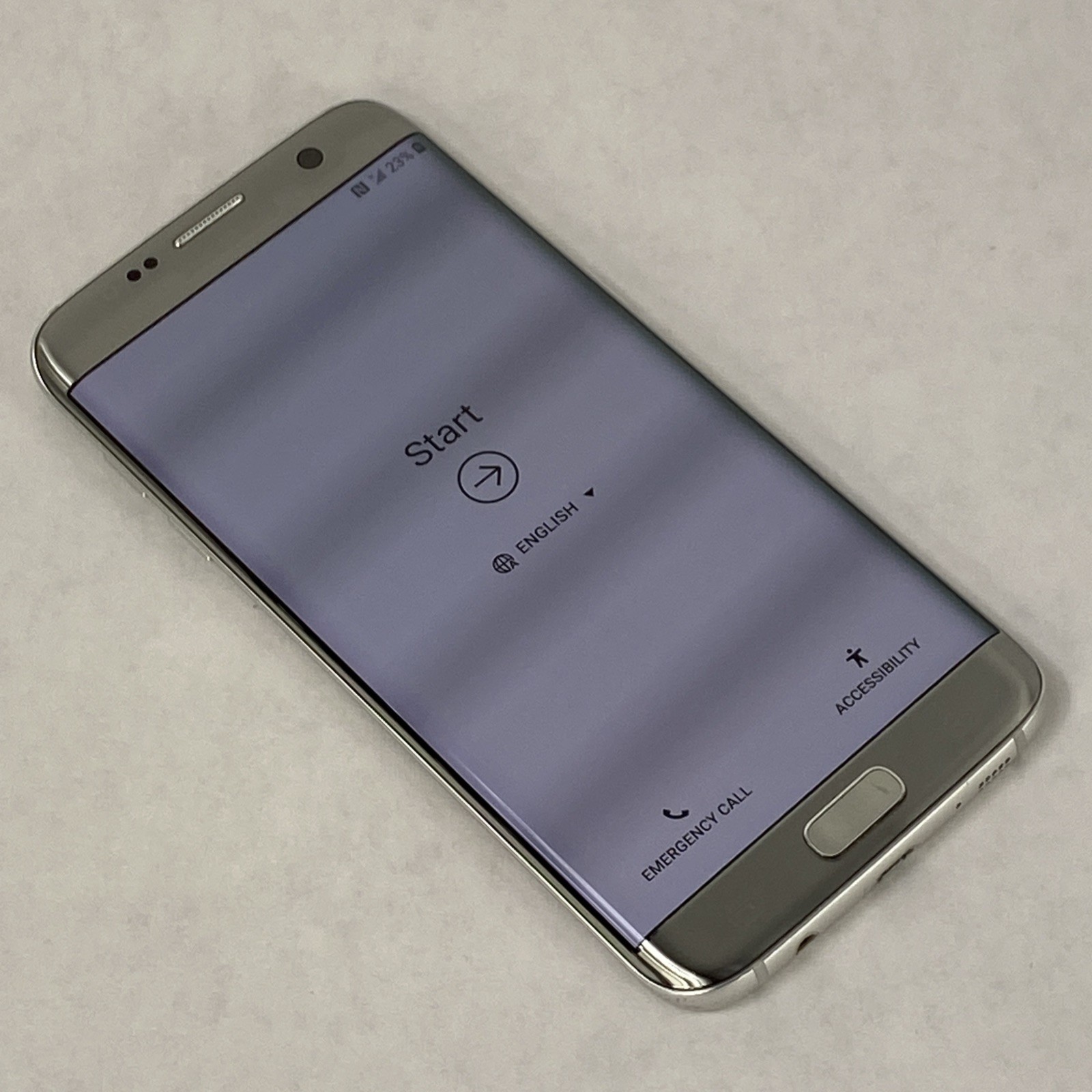 Samsung Galaxy S7 Edge SM-G935V Verizon 32GB 5.5" Silver Titanium