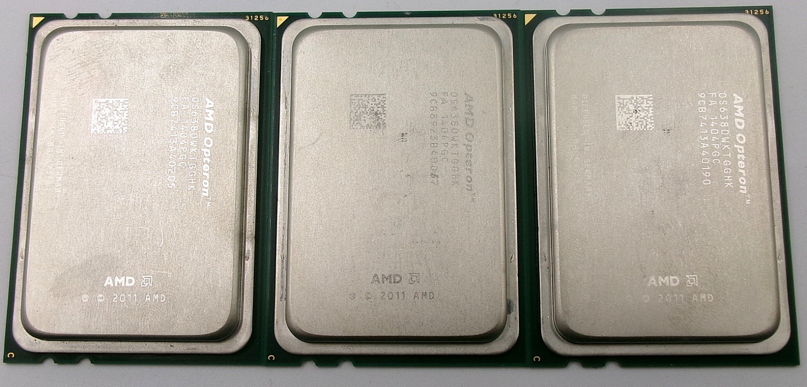 Lot of 3 AMD Opteron 6380 16-Core CPU Processors 