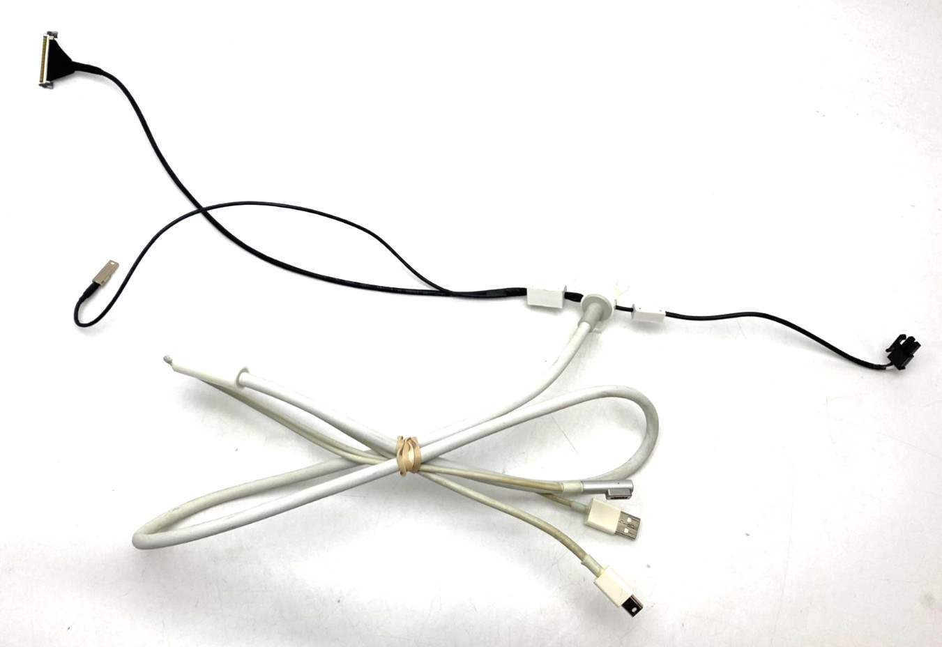 GENUINE OEM APPLE A1316 27" CINEMA DISPLAY ~ALL IN ONE~ LED/LCD DISPLAY CABLES