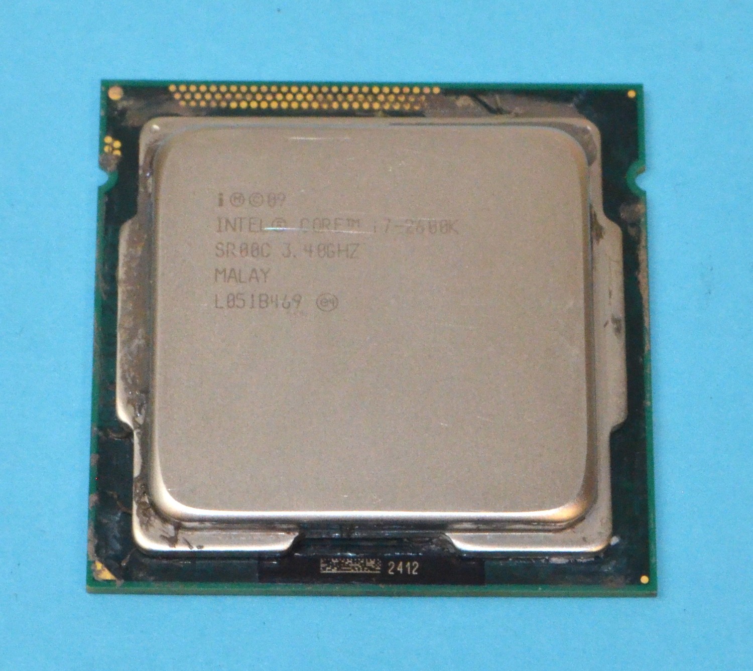Intel Core i7-2600K "Sandy Bridge" Processor, 3.4gHz *Used, Working*
