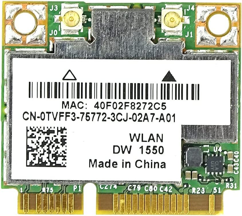 New Dell Wireless DW1550 Precision M4800 WiFi Card BlueTooth 4.0 TVFF3 0TVFF3