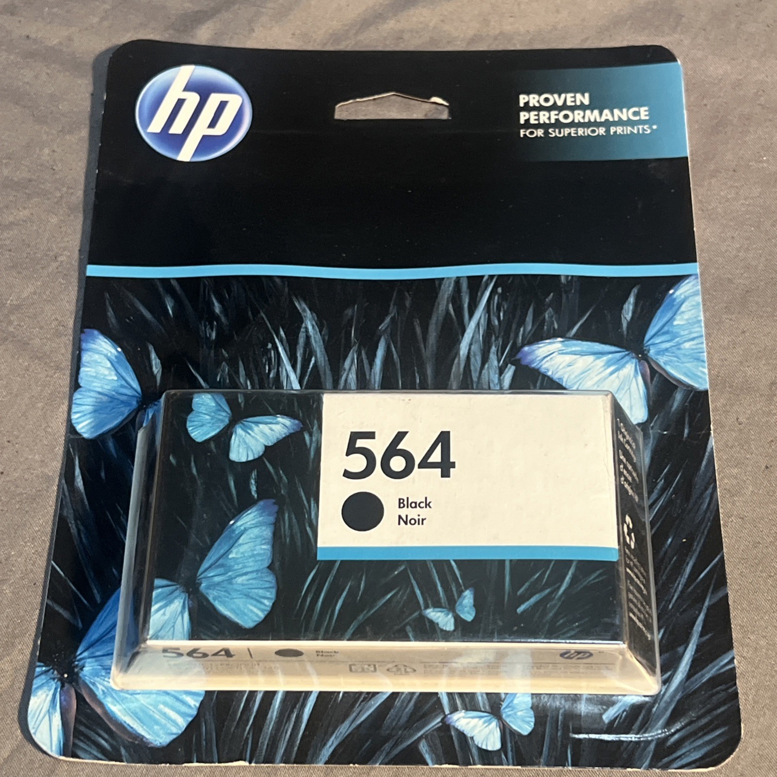 HP Genuine Printer Ink Cartridge 564 Black 8/2022