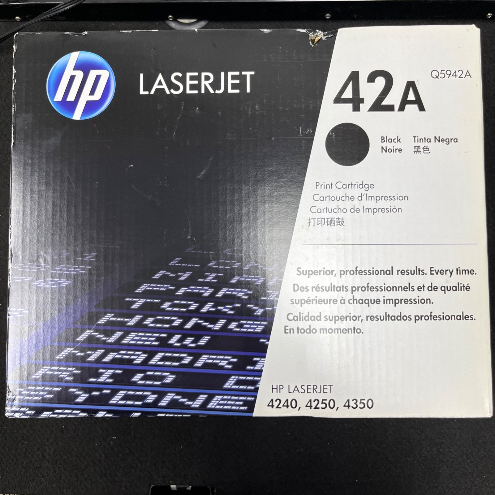 HP 42A (Q5942A) Black Toner Cartridge for HP LaserJet NEW  FACTORY SEALED