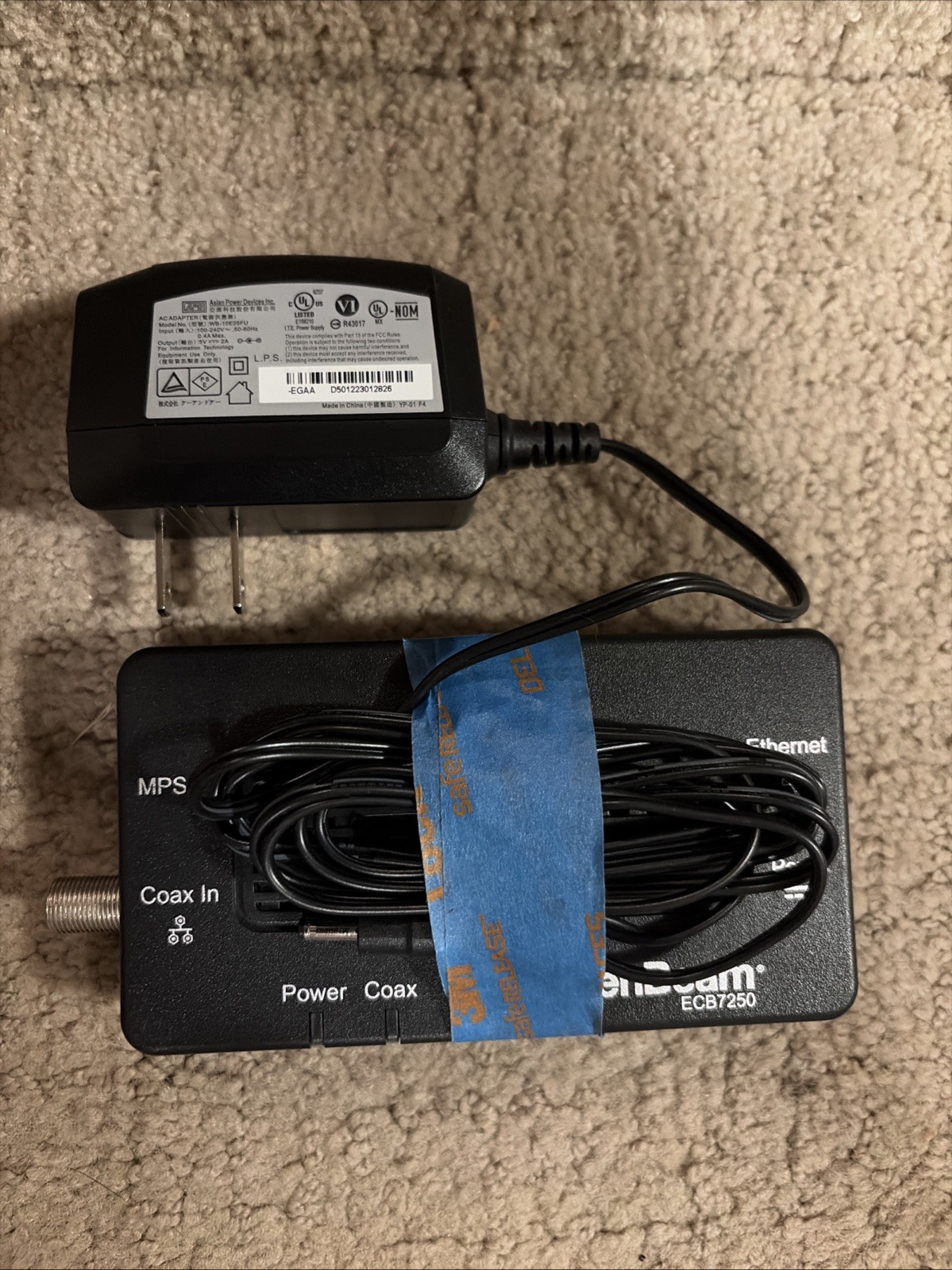 ScreenBeam MoCA 2.5 Network Adapter ECB7250 with 2.5Gbps Ethernet Port w/ Coax