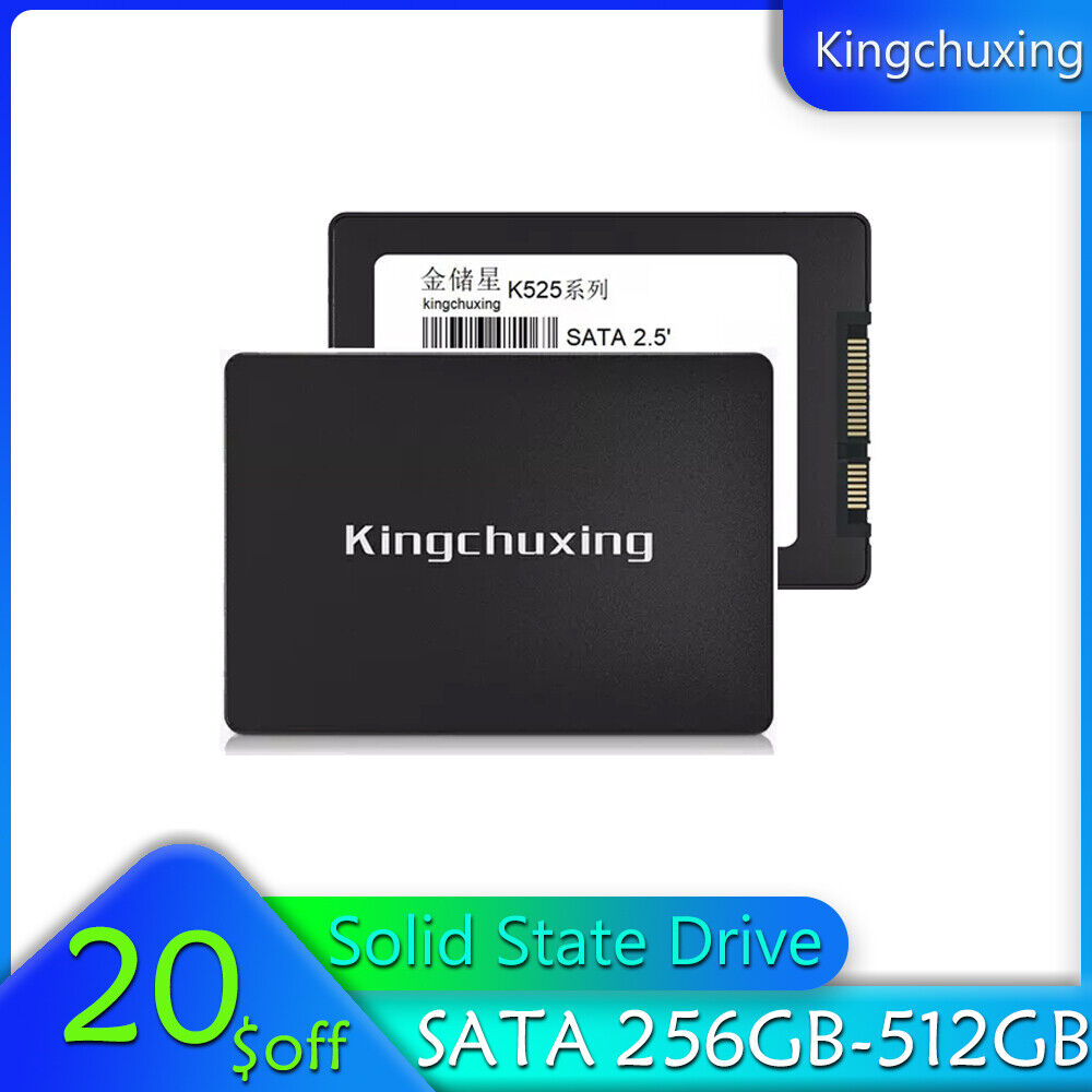 Kingchuxing 2.5'' SATAIII 6Gbps Internal Solid State Drive 256-512GB 500M/s Disk