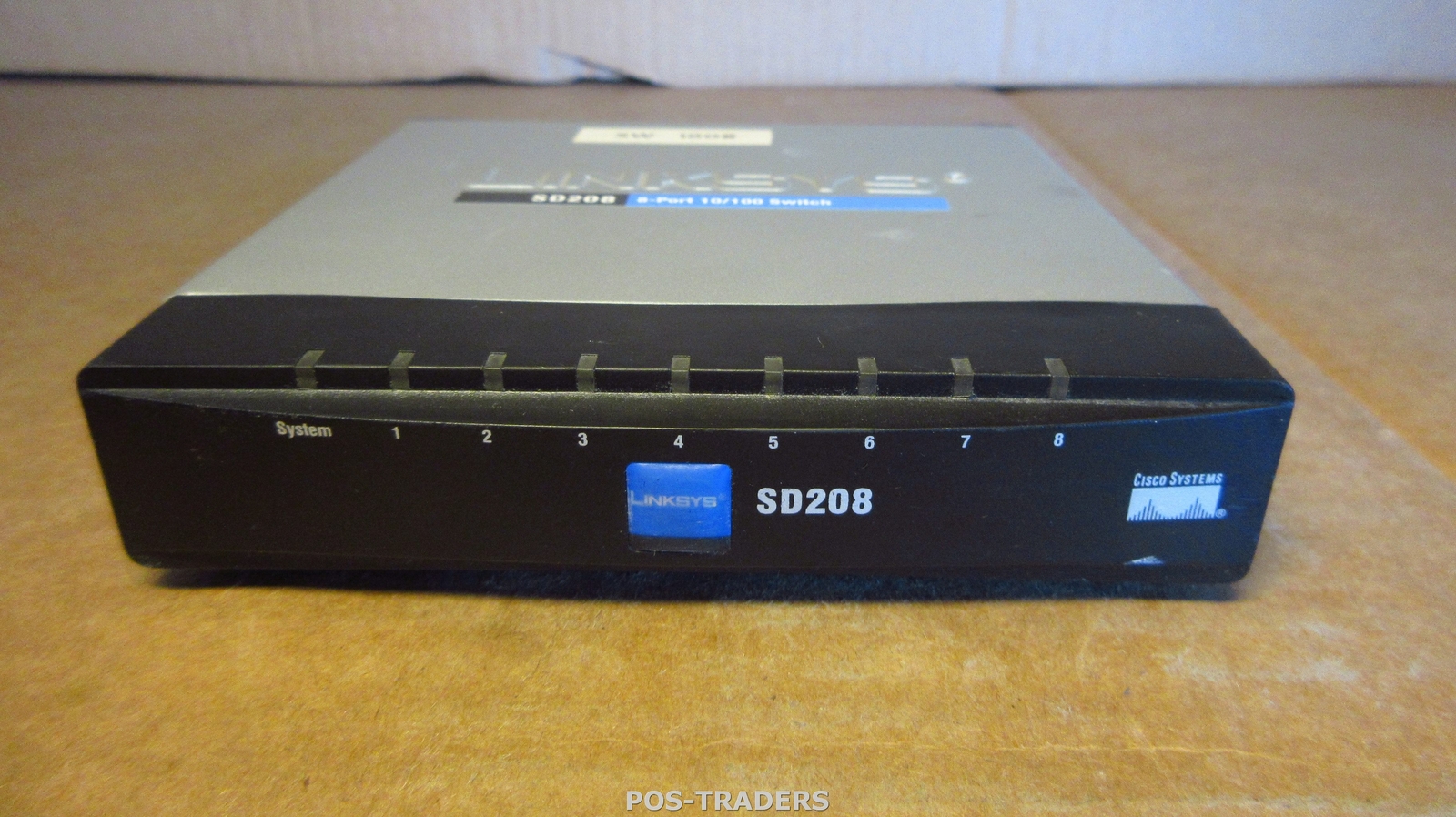 Linksys CISCO SD208 V1.1 Network LAN Switch 8-Port 10/100 RJ45 Unmanged EXCL PSU