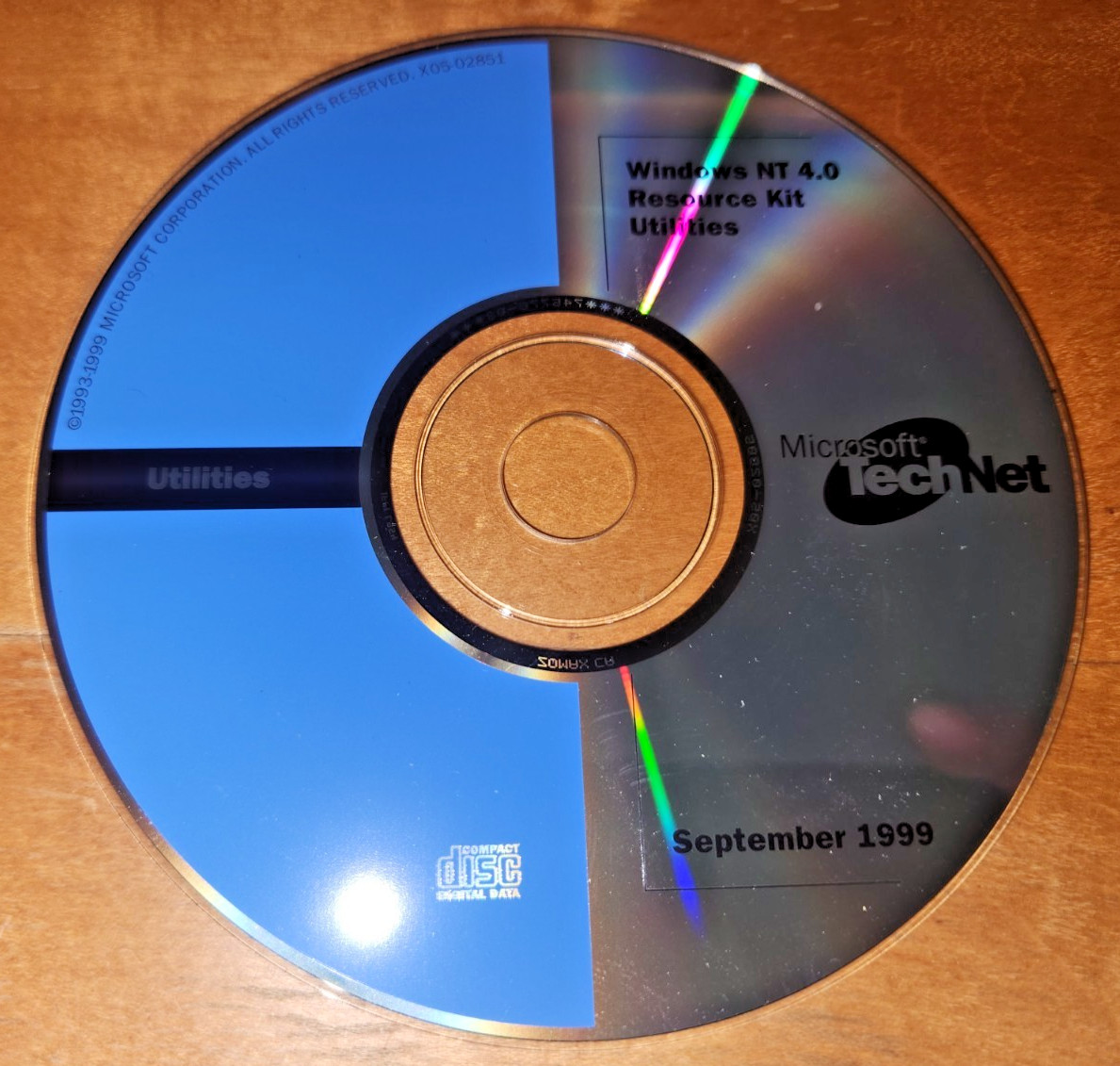 Microsoft Windows NT 4.0 Resource Kit Utilities CD Technet September 1999