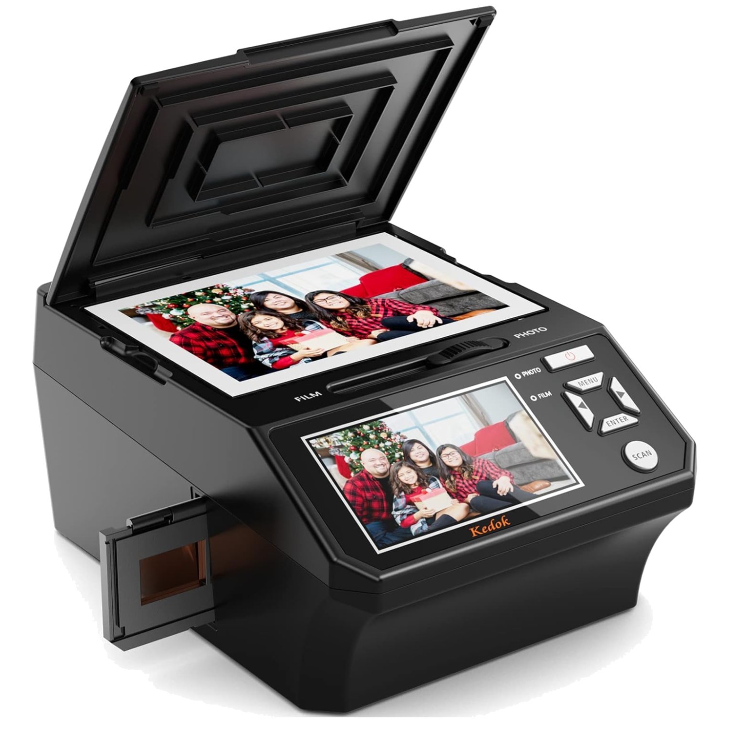 22MP Photo and Negative Scanner with 5" LCD - Effortlessly Digitize Memories