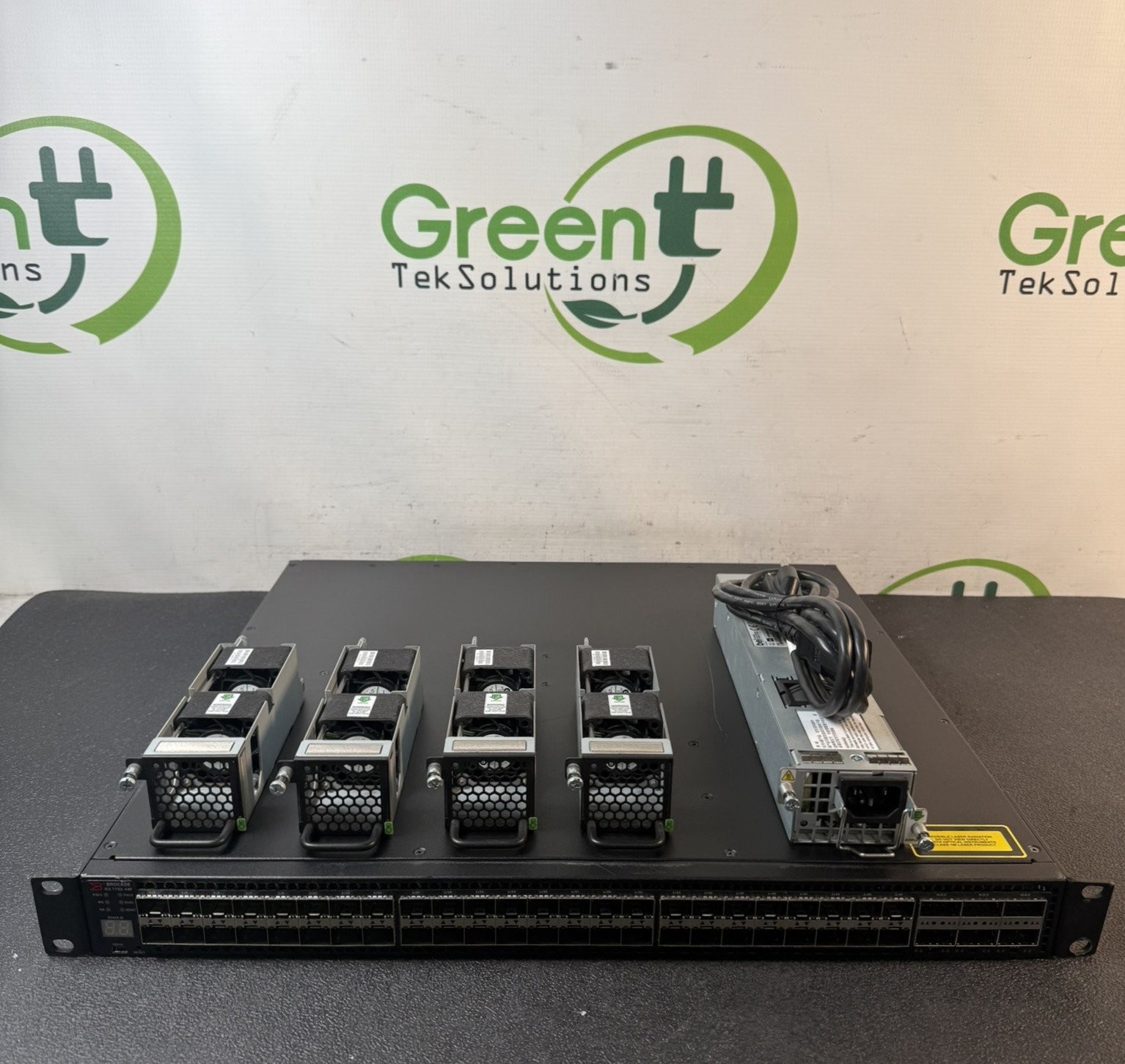 Brocade ICX7750-48F 48-Port 10GbE SFP+ 4× 40GbE QSFP+ Uplinks Switch