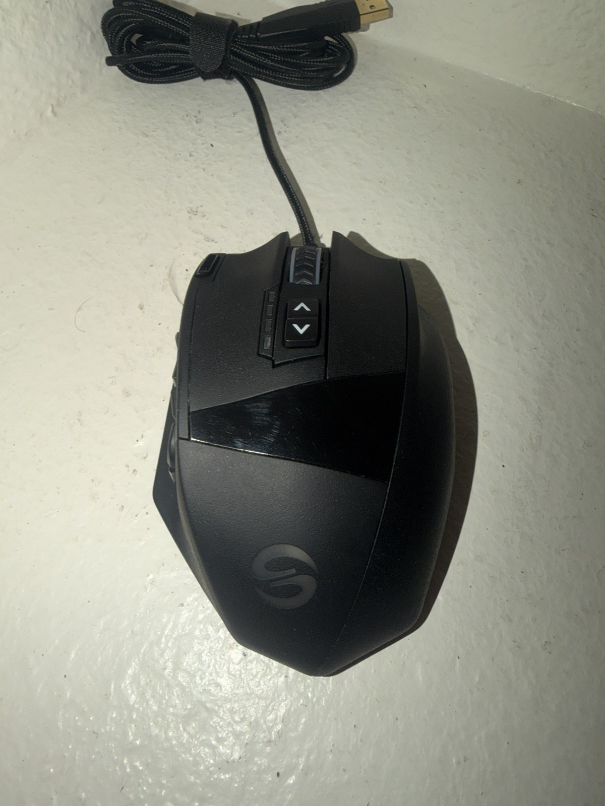 UtechSmart Venus Gaming Mouse RGB Wired 16400 DPI Laser MMO Program 19 Buttons