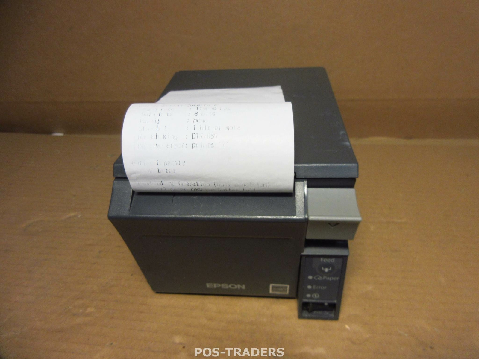 Epson TM-T70II M296A USB Thermal POS 80mm Receipt Printer Black VERY BAD PRINTS