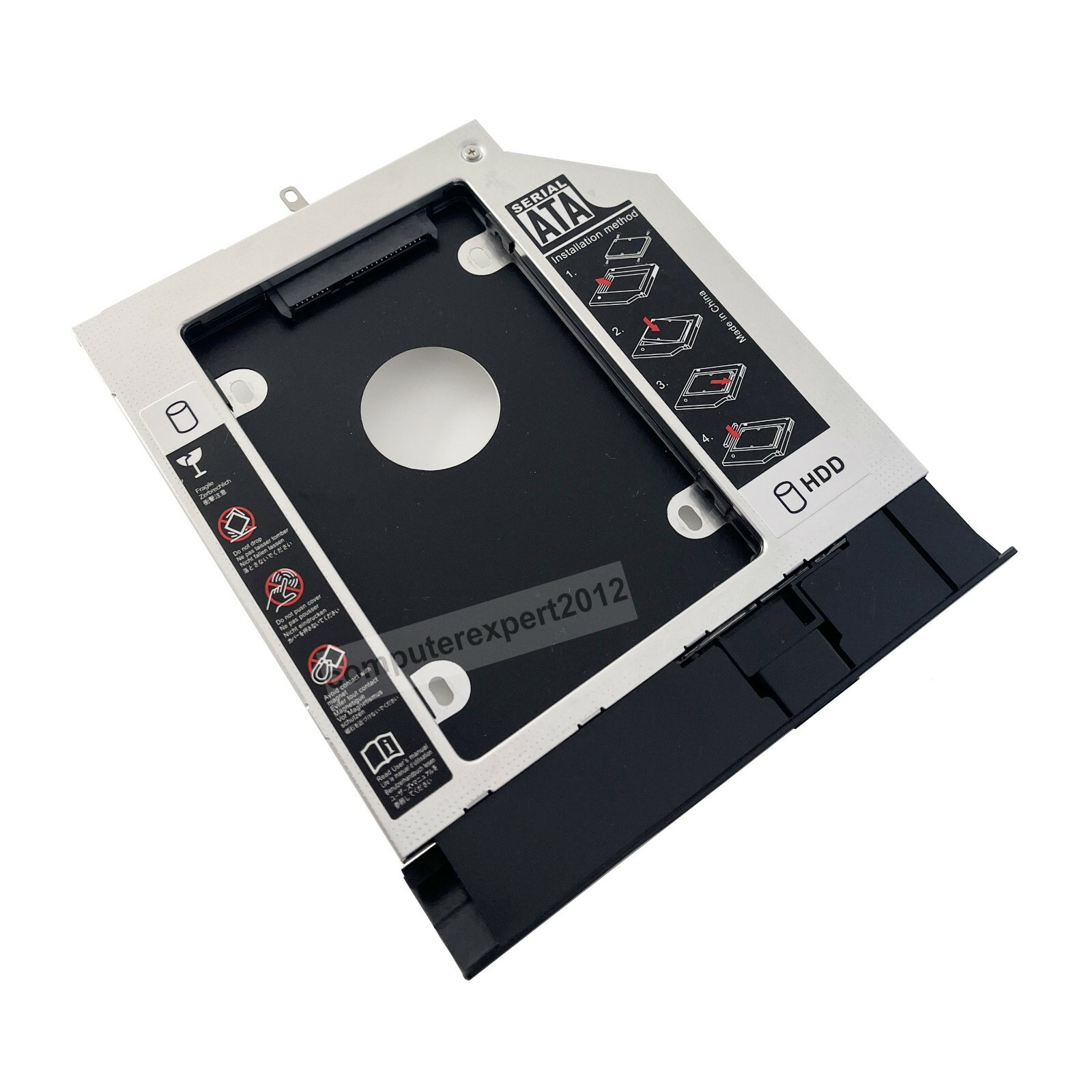 2nd HD SSD Hard Drive Caddy for Lenovo B50-40 B50-45 B50-70 B50-80 Metal Bracket