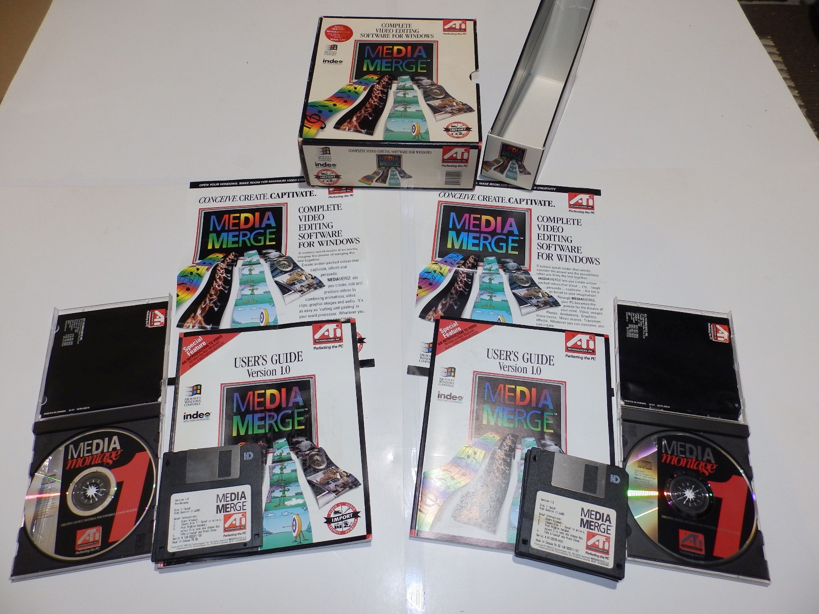 Vintage Software - ATI Technologies MediaMerge v1.0 Pre-Release & v1.0 (1993)