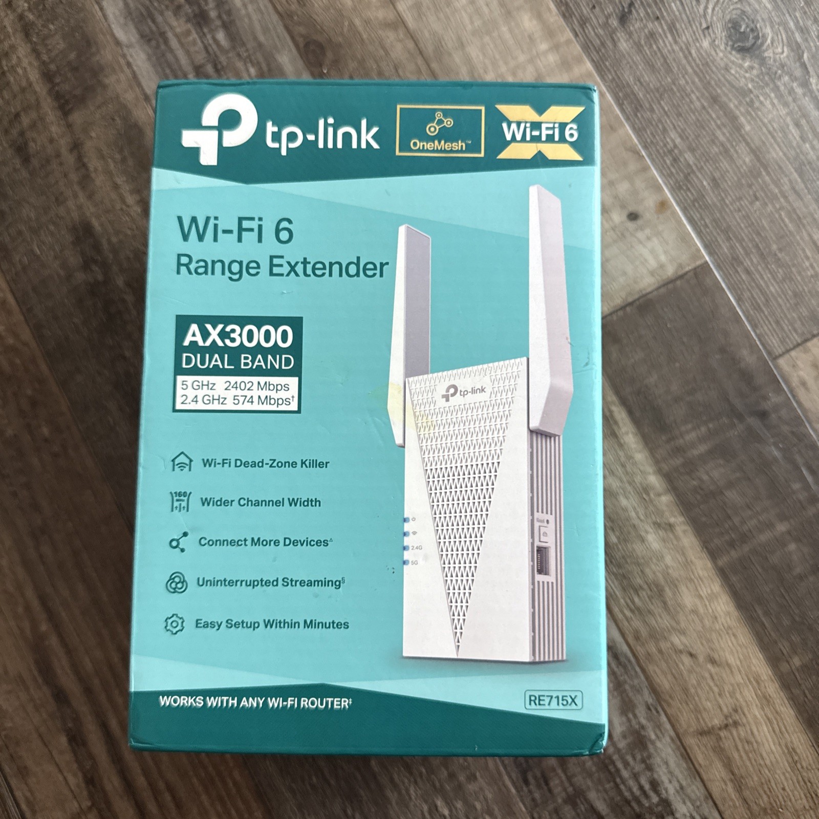 TP-Link AX3000 PCMag Editor's Choice, RE715X Dual Band WiFi 6 Range Extender
