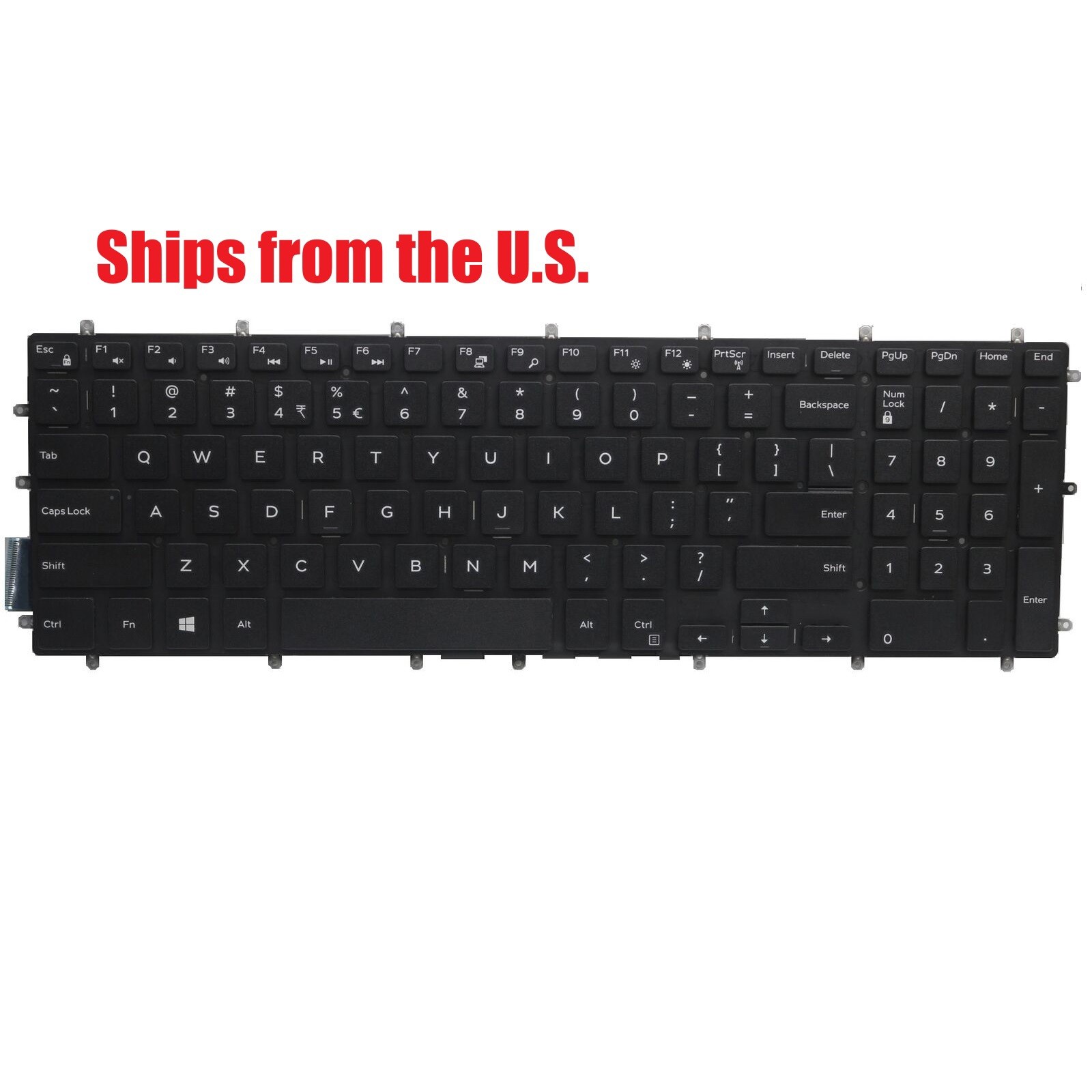 For Dell Inspiron 3781 US Keyboard New Original Non-Backlit