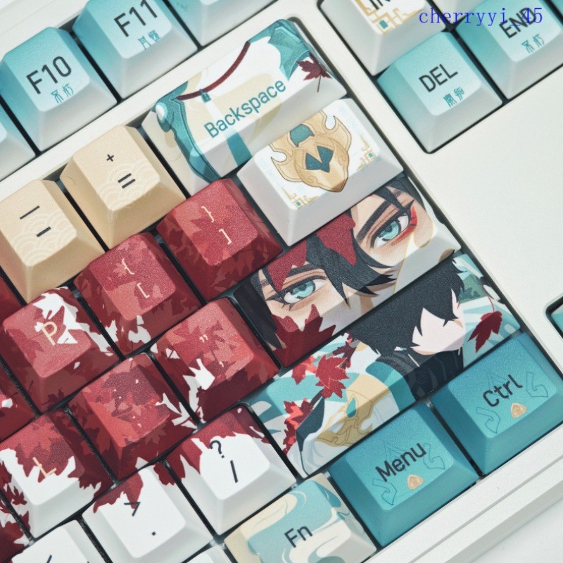 Honkai Star Rail Dan Heng Printed PBT Keycap Mechanical Keyboard Collectible New