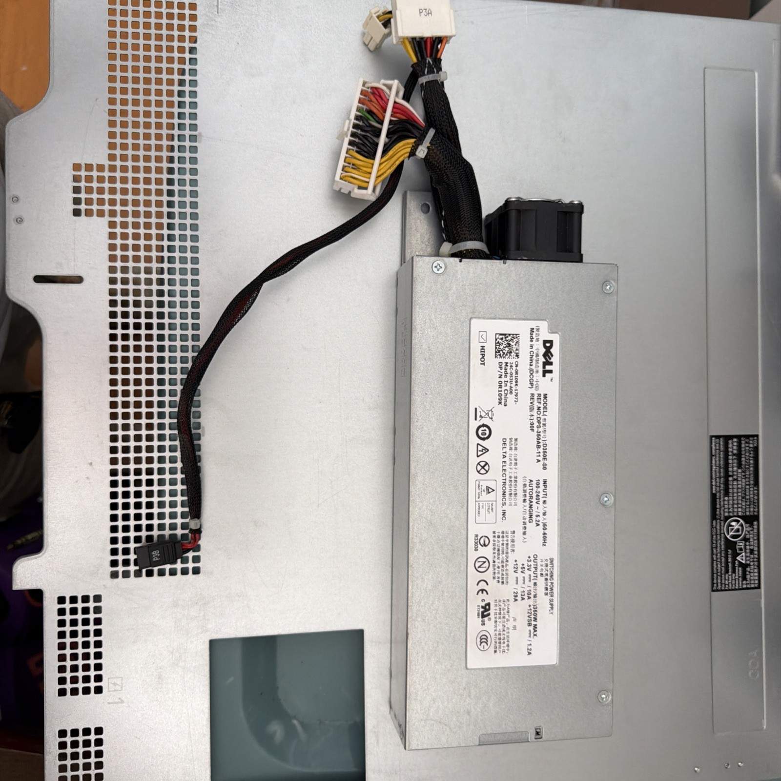 Dell D350E-S0 Rev 00F 350W Switching Power Supply