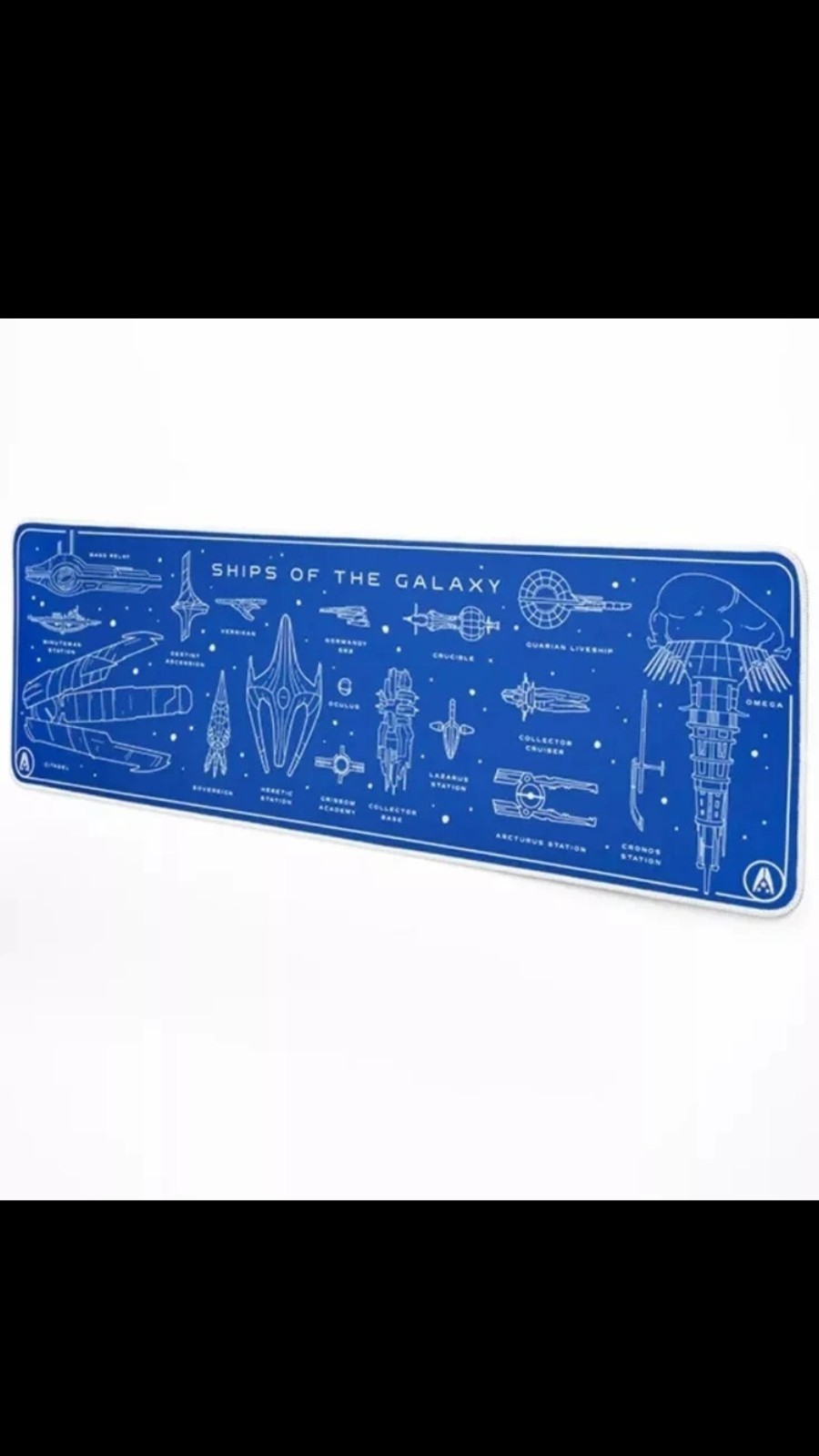Mass Effect Ships of the Galaxy Oversized Deskmat Mouse Pad Official Bioware Mat