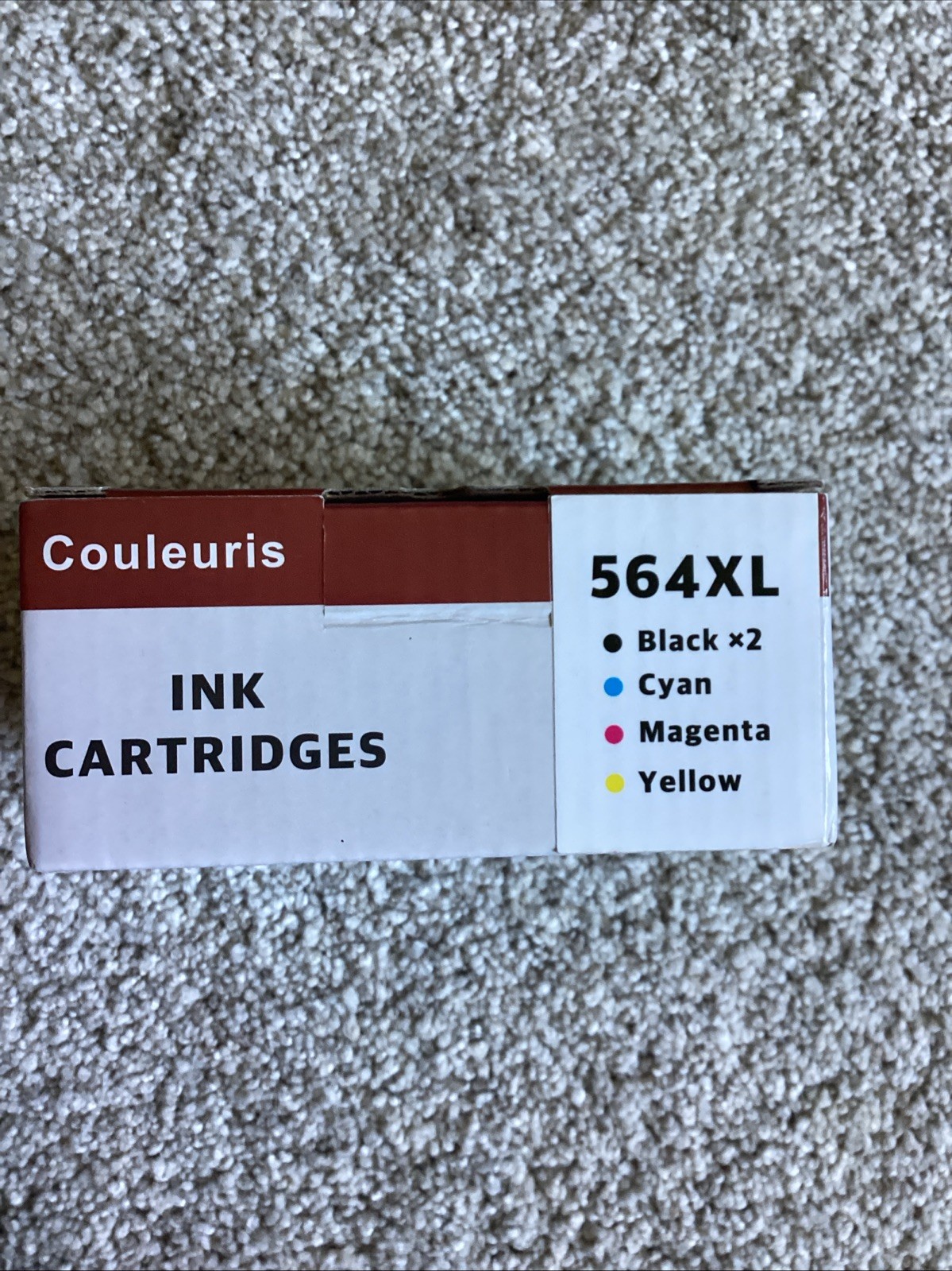 Couleuris 564XL Ink Cartridges for HP 5520 6520 7520 4620 (5-Pack, New Exp 3/27)
