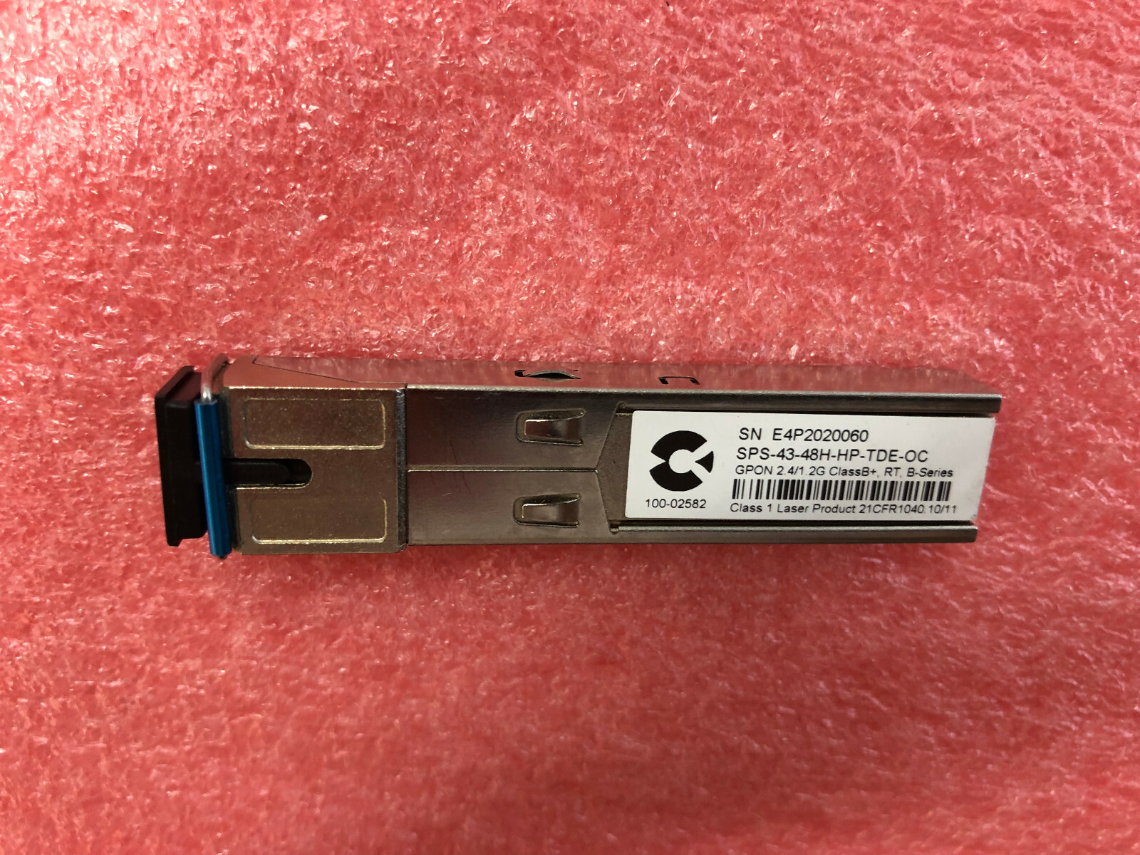 Calix 100-02582 SFP GPON OLT 2.5GBase OC-48/STM-16/2.5G SONET BX-D IR SC