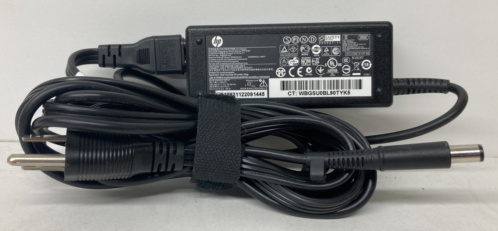 Genuine HP Laptop Charger AC Power Adapter 608425-002 609939-001 18.5V 3.5A 65W