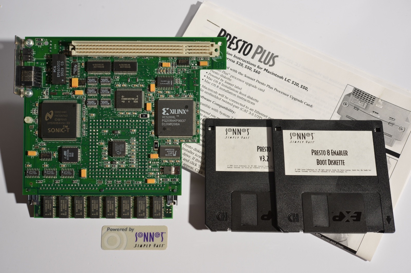 Sonnet Presto Plus LC3-66iT 68LC040 66/33MHz Ethernet RAM Color Classic LC