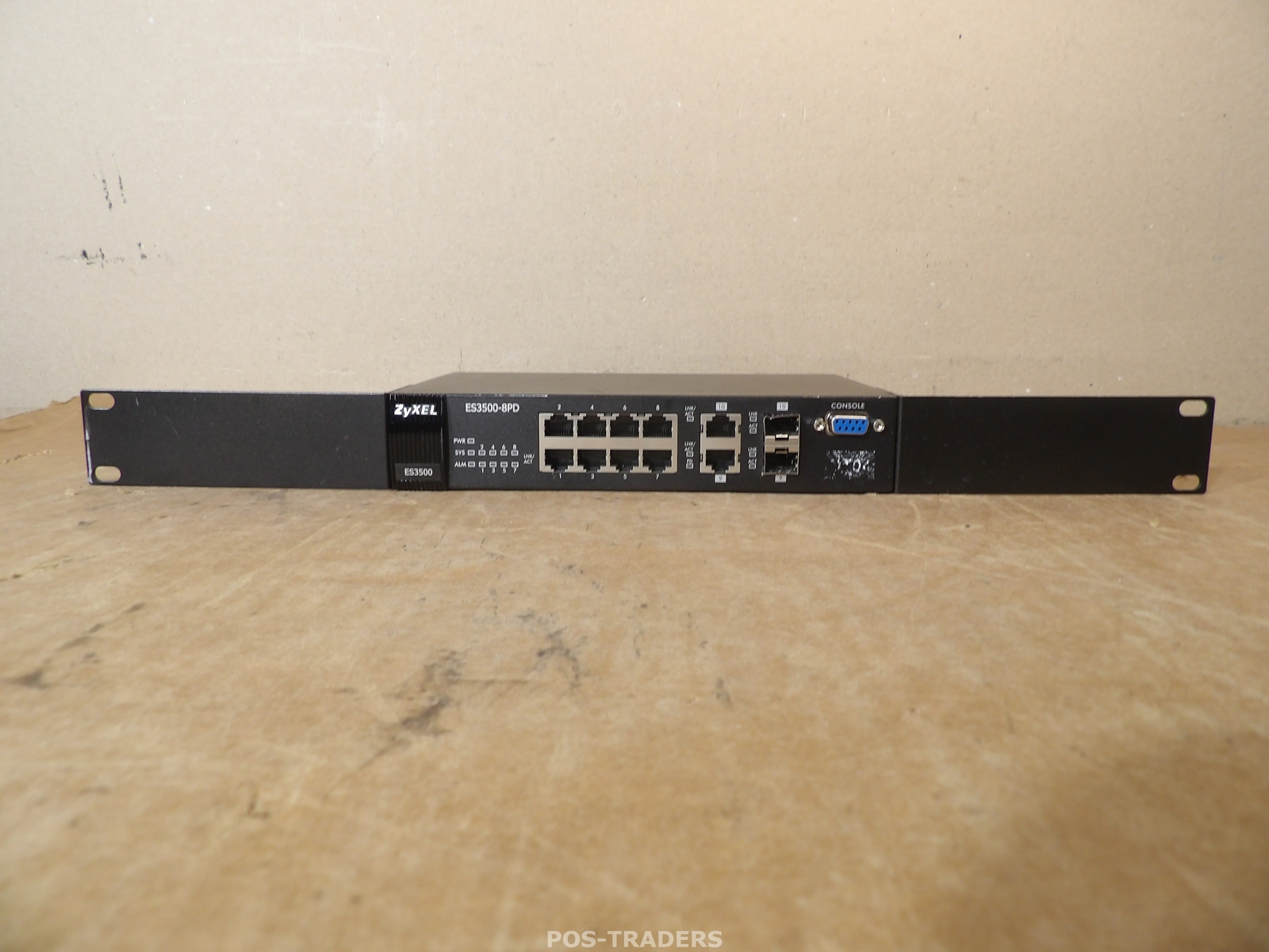 ZYXEL ES3500-8PD 8-Port FE L2 Switch with GbE Uplink 2-Port SFP - EXCL PSU