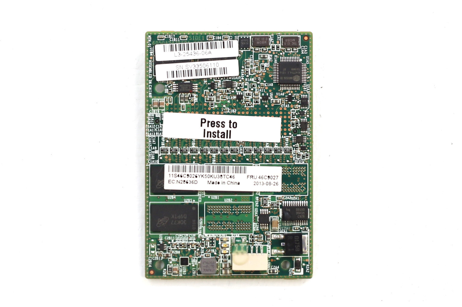 IBM ServerRaid M5100 Series 512MB Flash Card FRU P/N: 46C9027 Tested Working