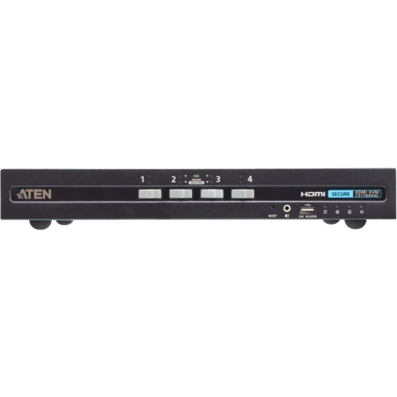 Aten - CS1184H4C - ATEN 4-Port USB HDMI Secure KVM Switch with CAC (PSD PP v4.0