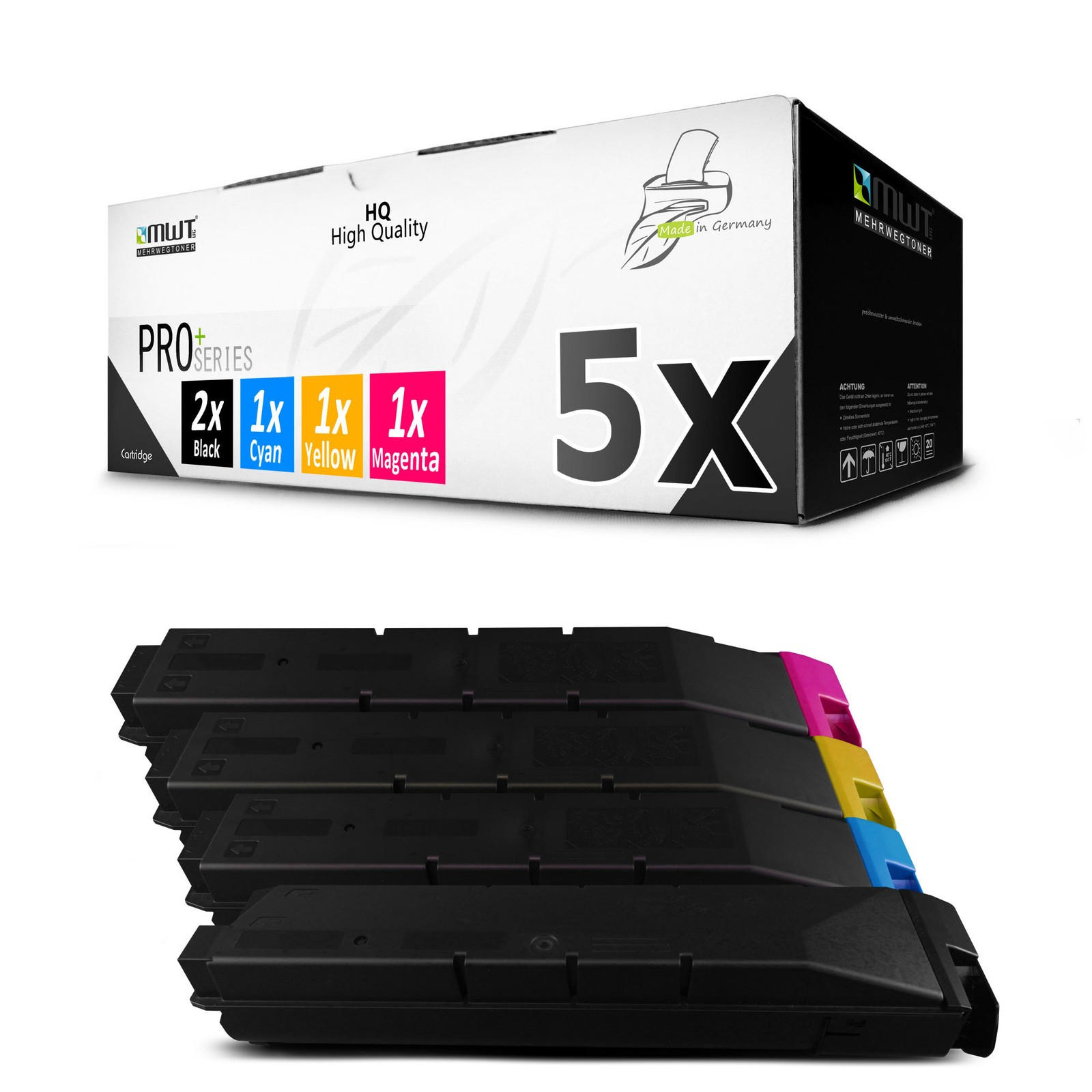 5x MWT PRO Cartridge for Kyocera TASKalfa 5550-cig 4550-cig 4550-ci 5551-ci