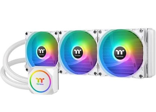 Thermaltake TH360 V2 Ultra ARGB 3x120mm AiO Liquid CPU Cooler - Snow