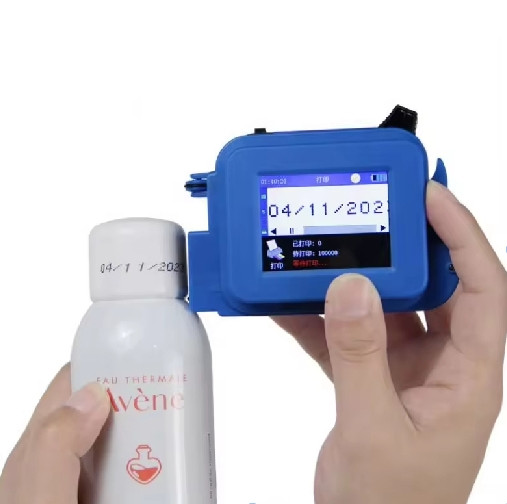 Compact Mini Handheld Inkjet Printer 12.7mm for Date QR Barcode