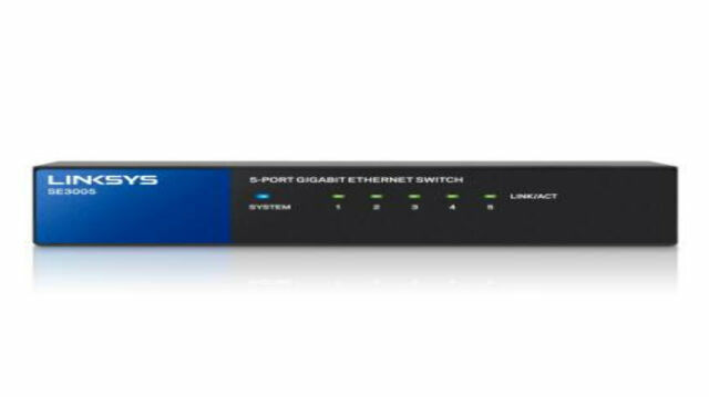 Linksys SE3005 V2 5-port Gigabit Ethernet Switch