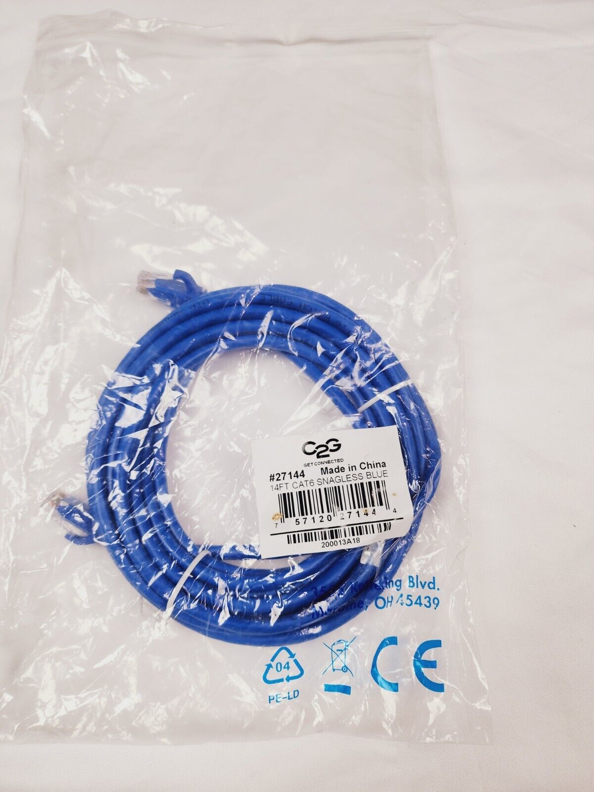Cables to go 27144 patch cable - rj-45 [m] 14 ft stranded wire [ cat 6